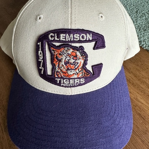 Zephyr Other - Zephyr Cream and Purple Clemson Tigers Hat